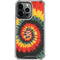 Liquid Blue Tie Dye - Rasta Spiral iPhone 16 Pro Max Clear Case