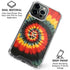 Liquid Blue Tie Dye - Rasta Spiral iPhone 16 Pro Max Clear Case