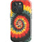 Liquid Blue Tie Dye - Rasta Spiral iPhone 16 Pro Max Impact Case