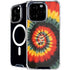 Liquid Blue Tie Dye - Rasta Spiral iPhone 16 Pro Max MagSafe Case