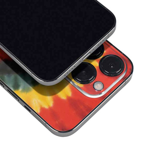 Liquid Blue Tie Dye - Rasta Spiral iPhone 16 Pro Skin