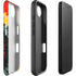 Liquid Blue Tie Dye - Rasta Spiral iPhone 16e Impact Case