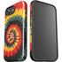 Liquid Blue Tie Dye - Rasta Spiral iPhone 16e Impact Case