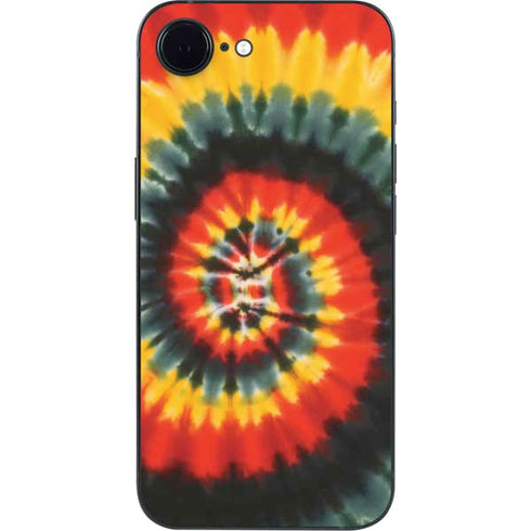 Liquid Blue Tie Dye - Rasta Spiral iPhone 16e Skin