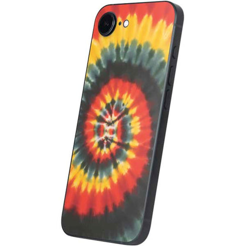 Liquid Blue Tie Dye - Rasta Spiral iPhone 16e Skin