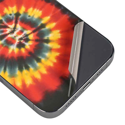 Liquid Blue Tie Dye - Rasta Spiral iPhone 16e Skin