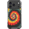 Liquid Blue Tie Dye - Rasta Spiral iPhone 18 Pro Clear Case