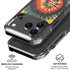 Liquid Blue Tie Dye - Rasta Spiral iPhone 18 Pro Clear Case