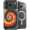 Liquid Blue Tie Dye - Rasta Spiral iPhone 18 Pro MagSafe Case