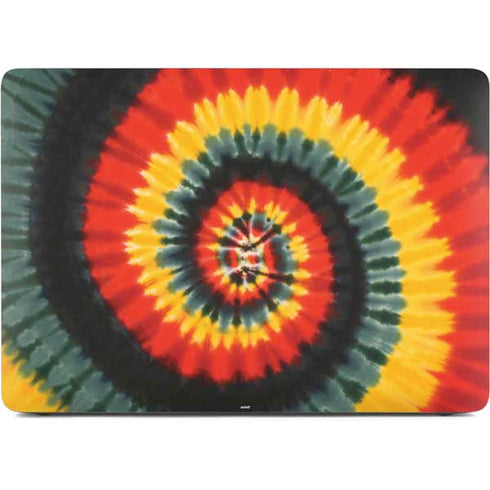 Liquid Blue Tie Dye - Rasta Spiral Apple MacBook Air Skin