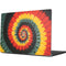 Liquid Blue Tie Dye - Rasta Spiral Apple MacBook Pro 14-inch Skin