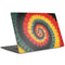 Liquid Blue Tie Dye - Rasta Spiral MacBook Skins