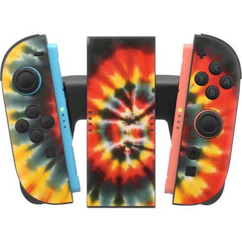 Liquid Blue Tie Dye - Rasta Spiral Nintendo Switch 2 (2025) Joy-Con Controller Skin