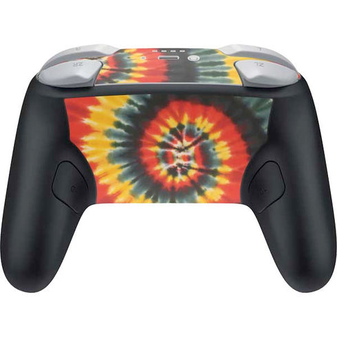 Liquid Blue Tie Dye - Rasta Spiral Nintendo Switch 2 (2025) Pro Controller Skin