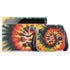 Liquid Blue Tie Dye - Rasta Spiral Nintendo Skins