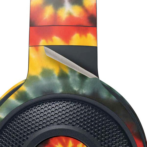 Liquid Blue Tie Dye - Rasta Spiral Razer Kraken X Skin