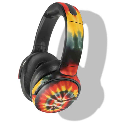 Liquid Blue Tie Dye - Rasta Spiral Skullcandy Venue Skin