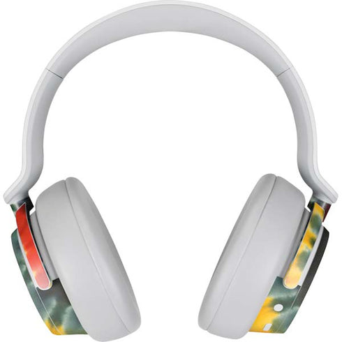 Liquid Blue Tie Dye - Rasta Spiral Surface Headphones Skin
