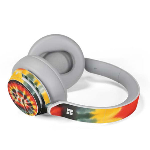 Liquid Blue Tie Dye - Rasta Spiral Surface Headphones Skin