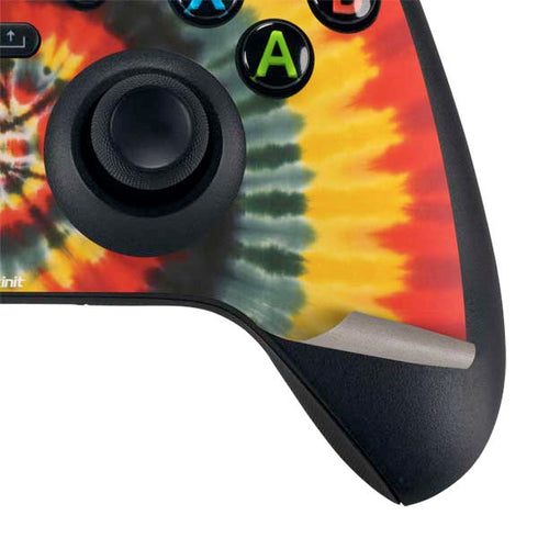 Liquid Blue Tie Dye - Rasta Spiral Xbox Series X Bundle Skin