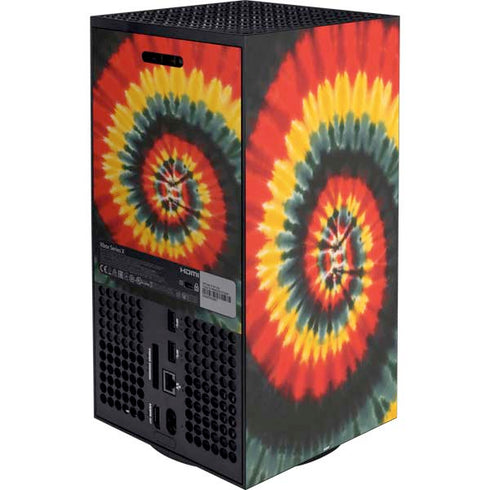 Liquid Blue Tie Dye - Rasta Spiral XBox Series X Digital Edition Bundle Skin