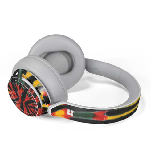 Liquid Blue Tie Dye - Rasta Surface Headphones Skin