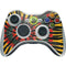 Liquid Blue Tie Dye - Rasta Xbox 360 Wireless Controller Skin