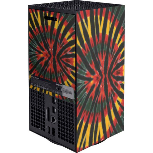 Liquid Blue Tie Dye - Rasta Xbox Series X Bundle Skin