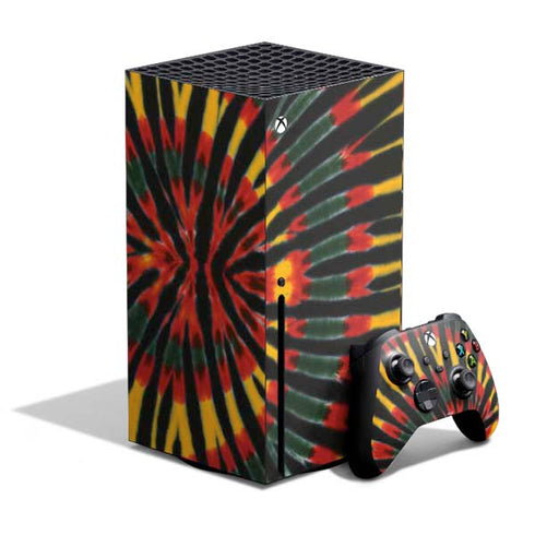 Liquid Blue Tie Dye - Rasta Xbox Series X Skins