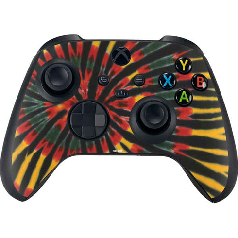 Liquid Blue Tie Dye - Rasta XBox Series X Digital Edition Bundle Skin