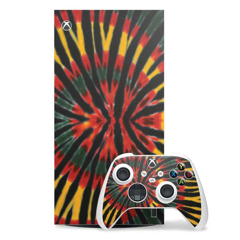 Liquid Blue Tie Dye - Rasta Xbox Series X Skins
