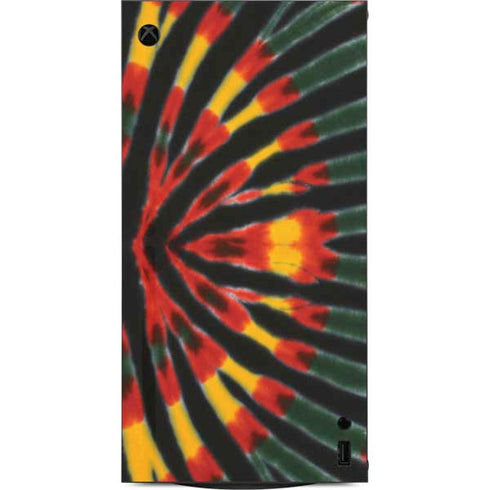 Liquid Blue Tie Dye - Rasta XBox Series X Digital Edition Console Skin