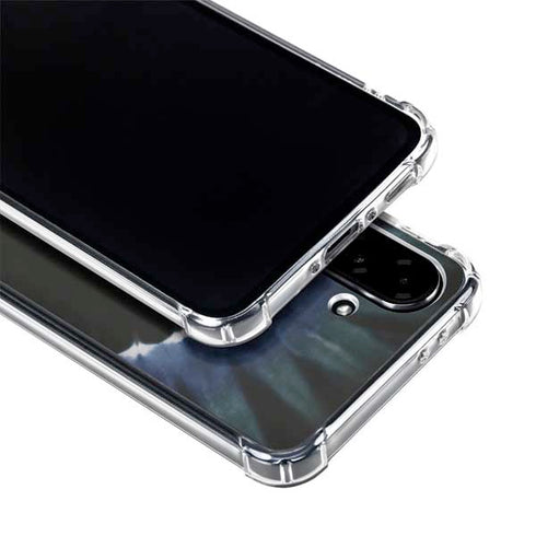 Liquid Blue Tie Dye - Sunflower Galaxy A36 5G Clear Case