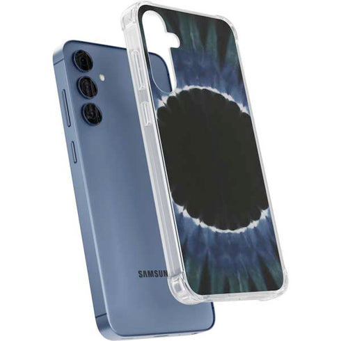 Liquid Blue Tie Dye - Sunflower Galaxy A55 5G Clear Case
