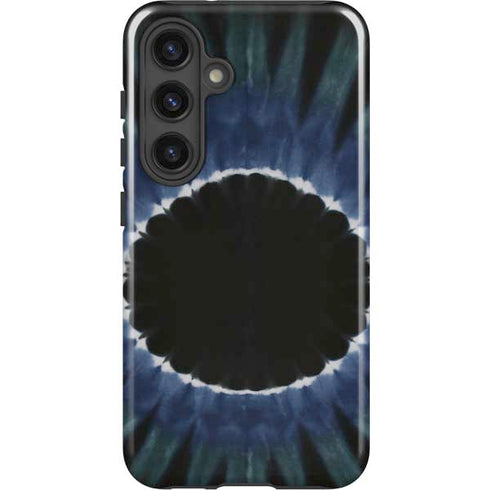 Liquid Blue Tie Dye - Sunflower Galaxy S25 Impact Case