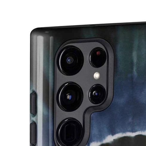 Liquid Blue Tie Dye - Sunflower Galaxy S25 Ultra Impact Case