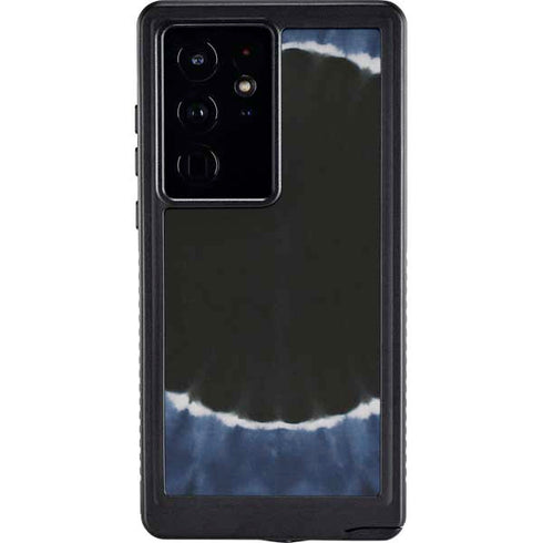 Liquid Blue Tie Dye - Sunflower Galaxy S24 Ultra Waterproof Case