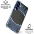 Liquid Blue Tie Dye - Sunflower Galaxy S25 Plus Clear Case