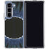 Liquid Blue Tie Dye - Sunflower Galaxy Z Fold5 5G Clear Case