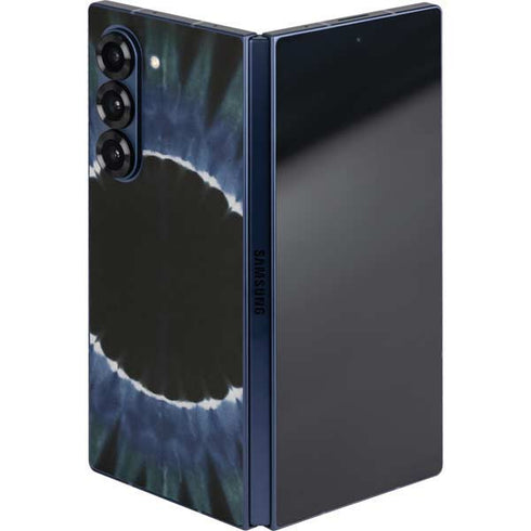 Liquid Blue Tie Dye - Sunflower Galaxy Z Fold6 Skin