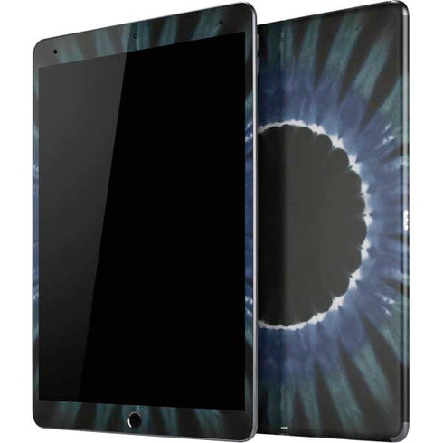 Liquid Blue Tie Dye - Sunflower iPad Skins