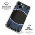 Liquid Blue Tie Dye - Sunflower iPhone 15 Clear Case