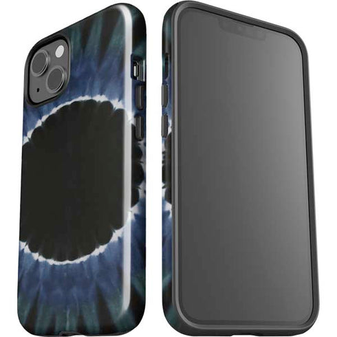 Liquid Blue Tie Dye - Sunflower iPhone 15 Impact Case