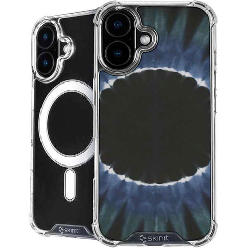 Liquid Blue Tie Dye - Sunflower iPhone 16 MagSafe Case