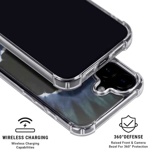 Liquid Blue Tie Dye - Sunflower iPhone 16 MagSafe Case