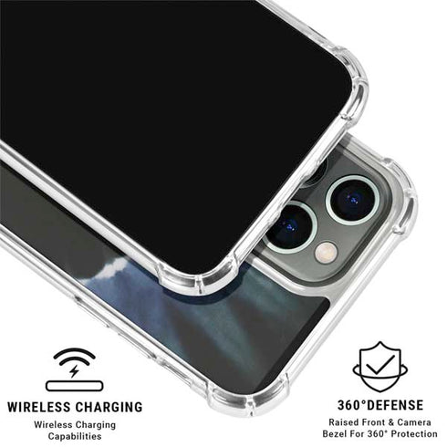 Liquid Blue Tie Dye - Sunflower iPhone 16 Pro Clear Case
