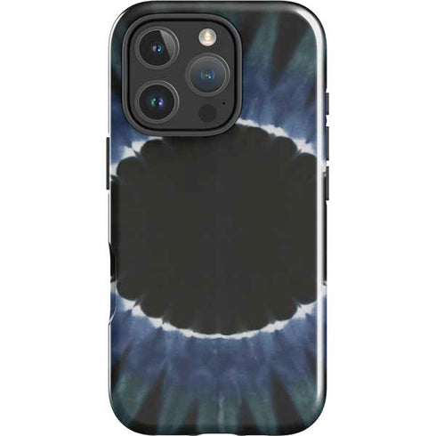 Liquid Blue Tie Dye - Sunflower iPhone 16 Pro Impact Case
