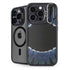 Liquid Blue Tie Dye - Sunflower iPhone 16 Pro Kickstand Case