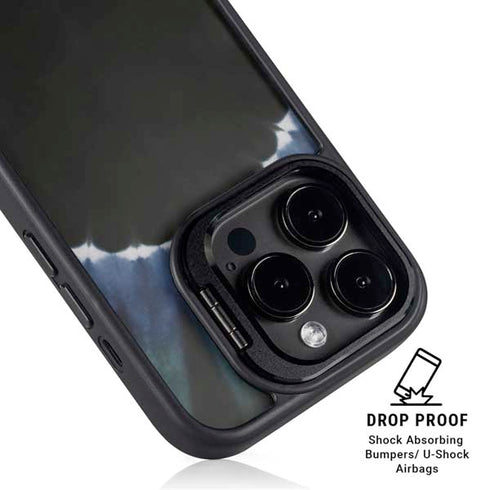 Liquid Blue Tie Dye - Sunflower iPhone 16 Pro Max Kickstand Case