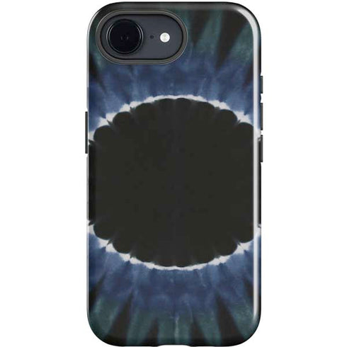 Liquid Blue Tie Dye - Sunflower iPhone 16e Impact Case